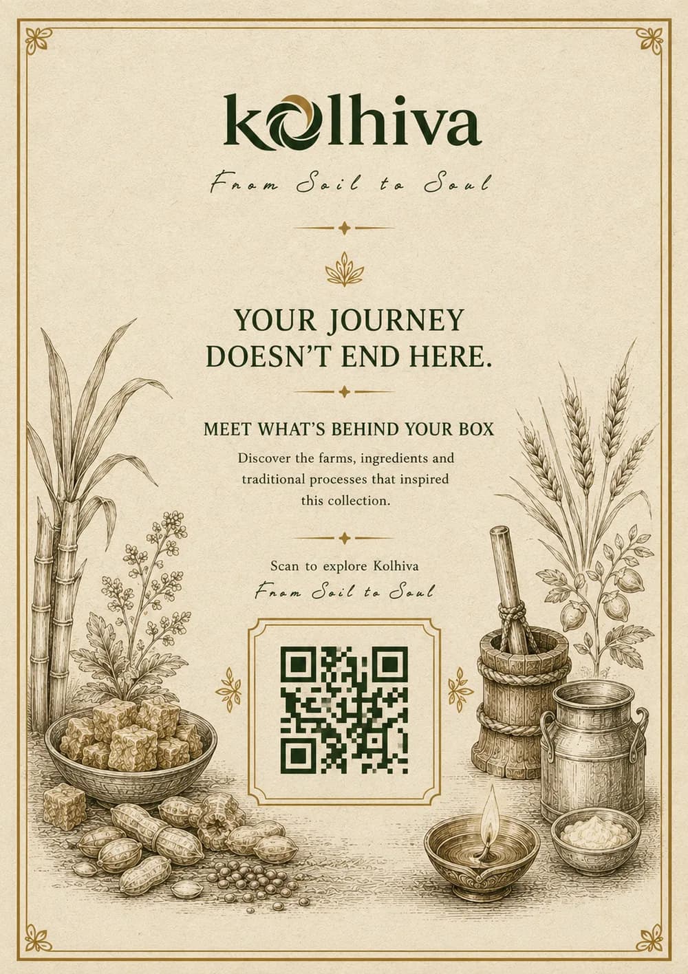 The card carrying the code that leads to the farms and the mill